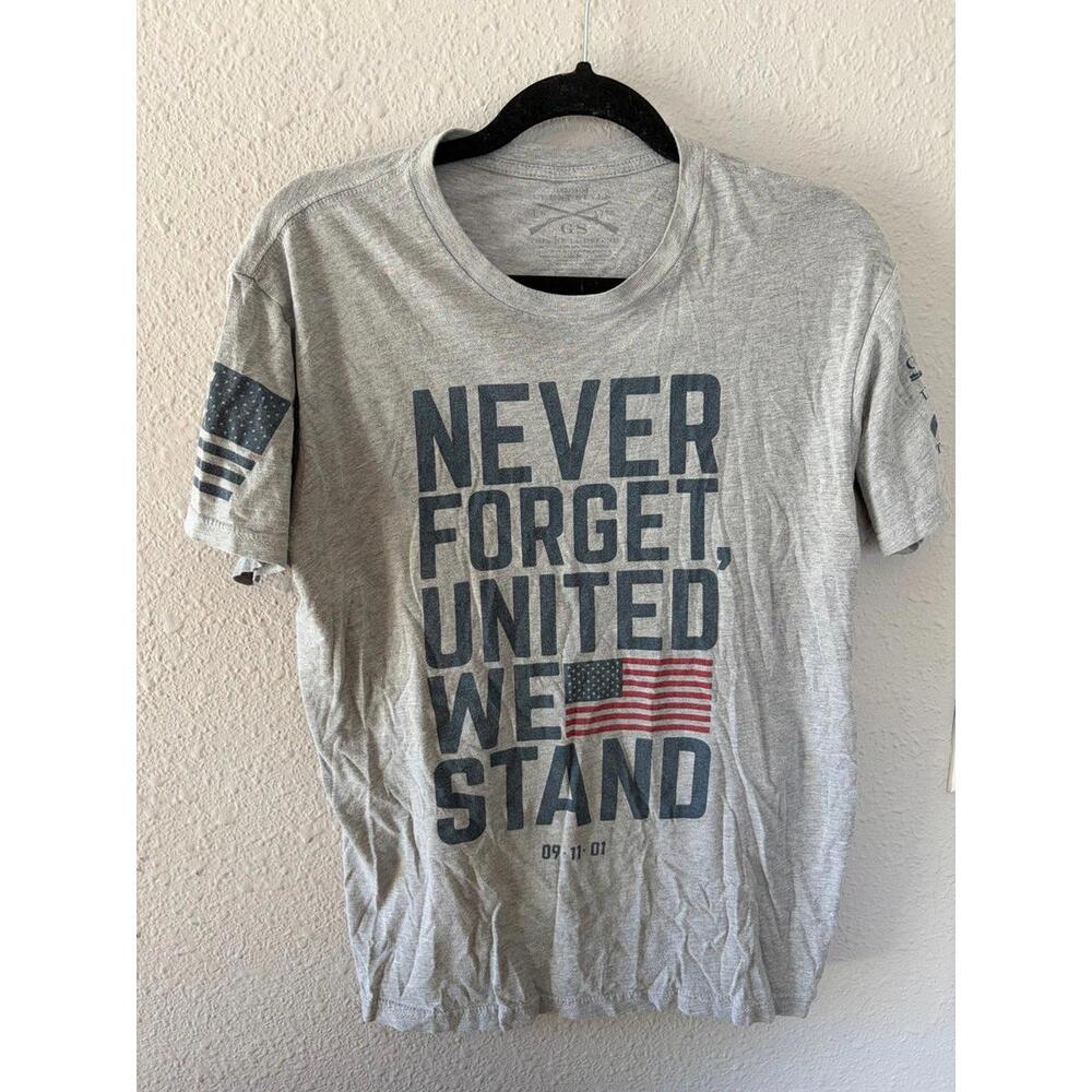 Men's Grunt Style 9/11 Grey Tshirt size M. GUC for some fading